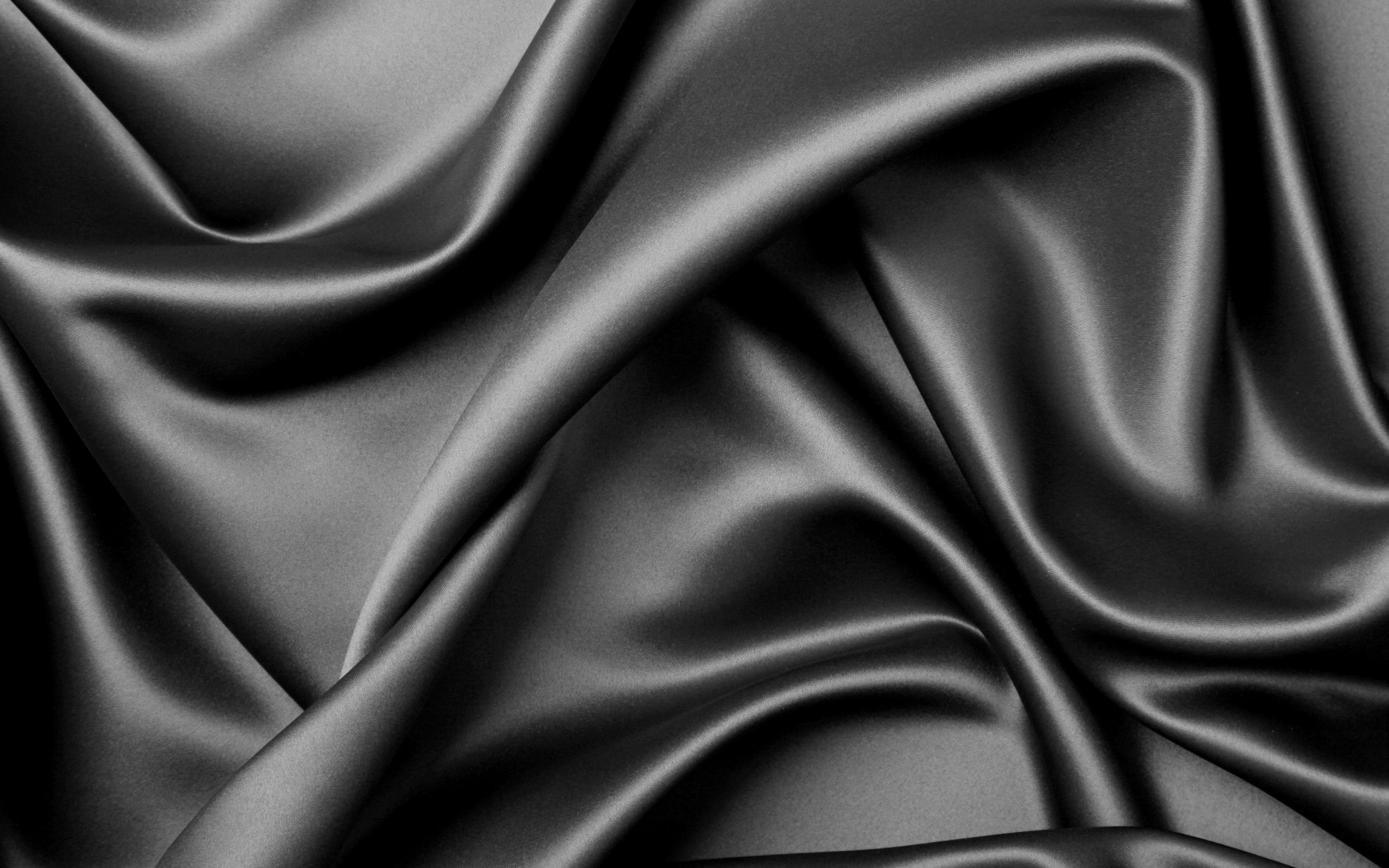 текстура, фон, черная шелковая ткань, скачать фото