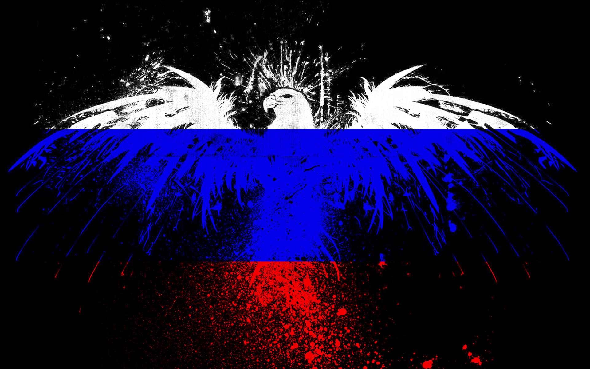 Россия, орел, триколор, текстура, скачать фон