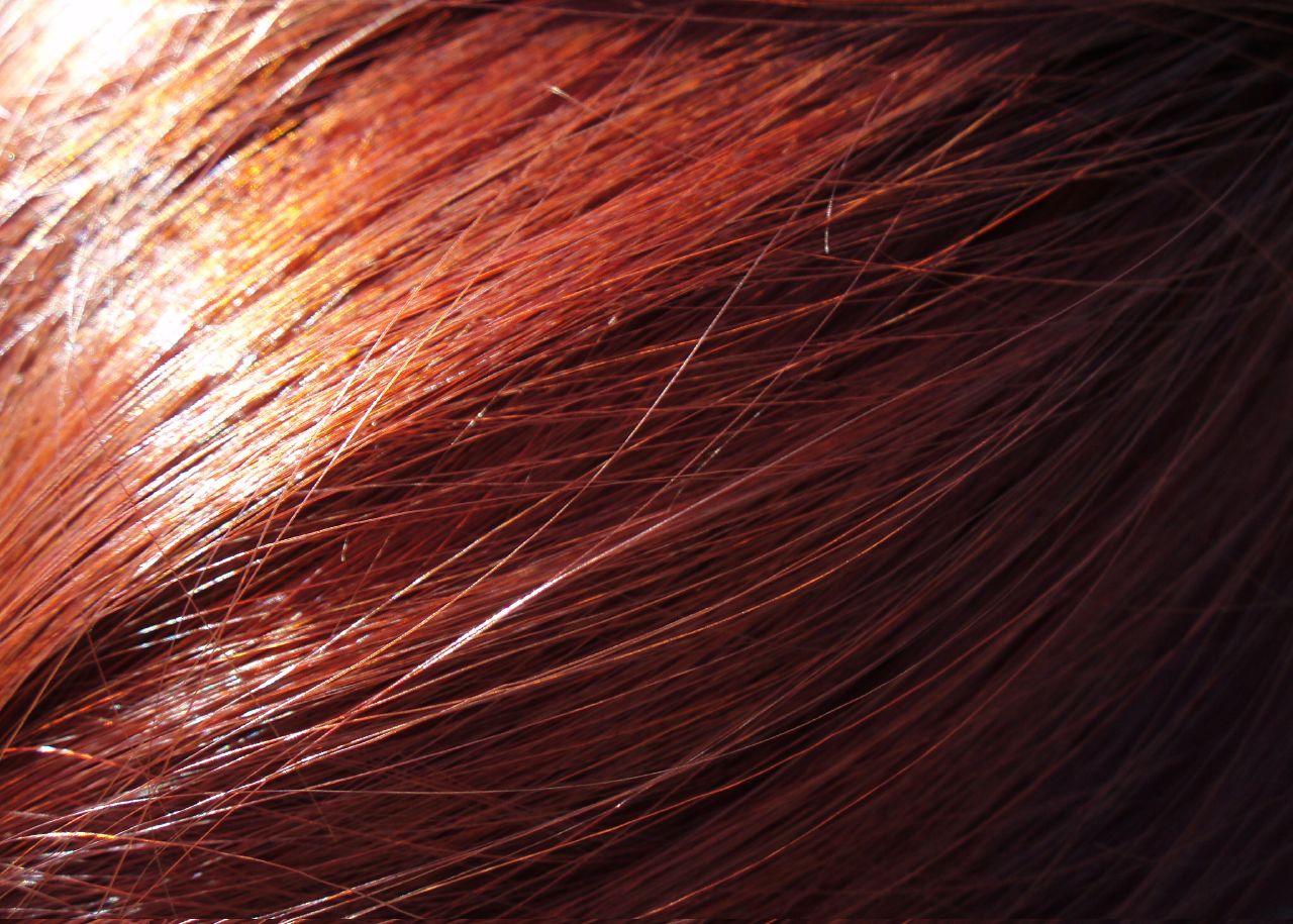 крашеные, красные волосы, текстура, фон, red hair texture, background