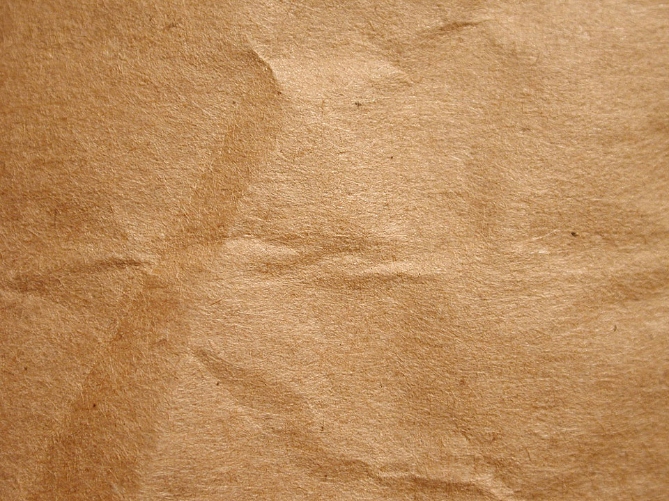 текстура бумаги, коричневая мятая бумага, картон