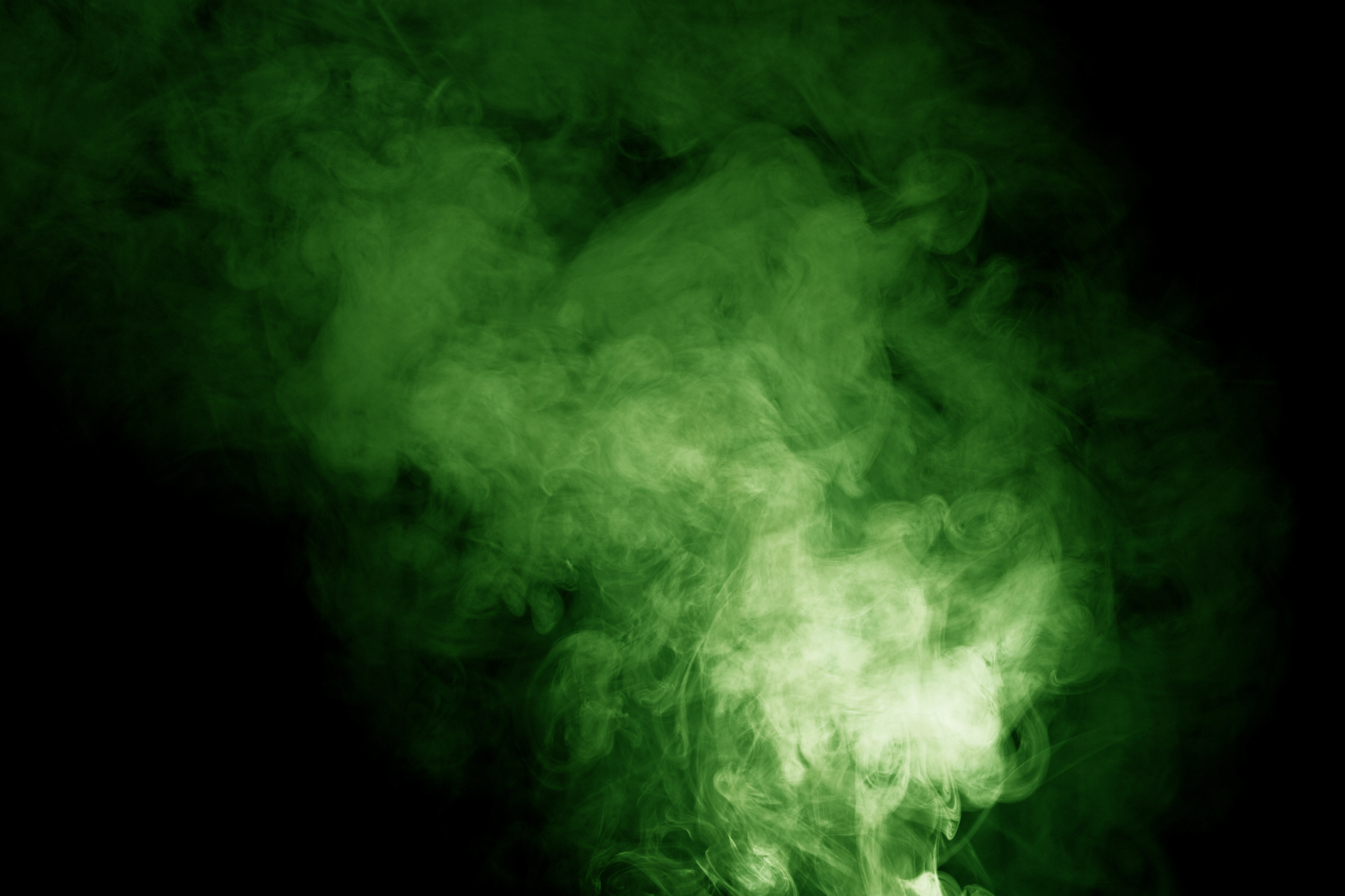 зеленый дым, текстура дыма, green smoke texture background, скачать фото
