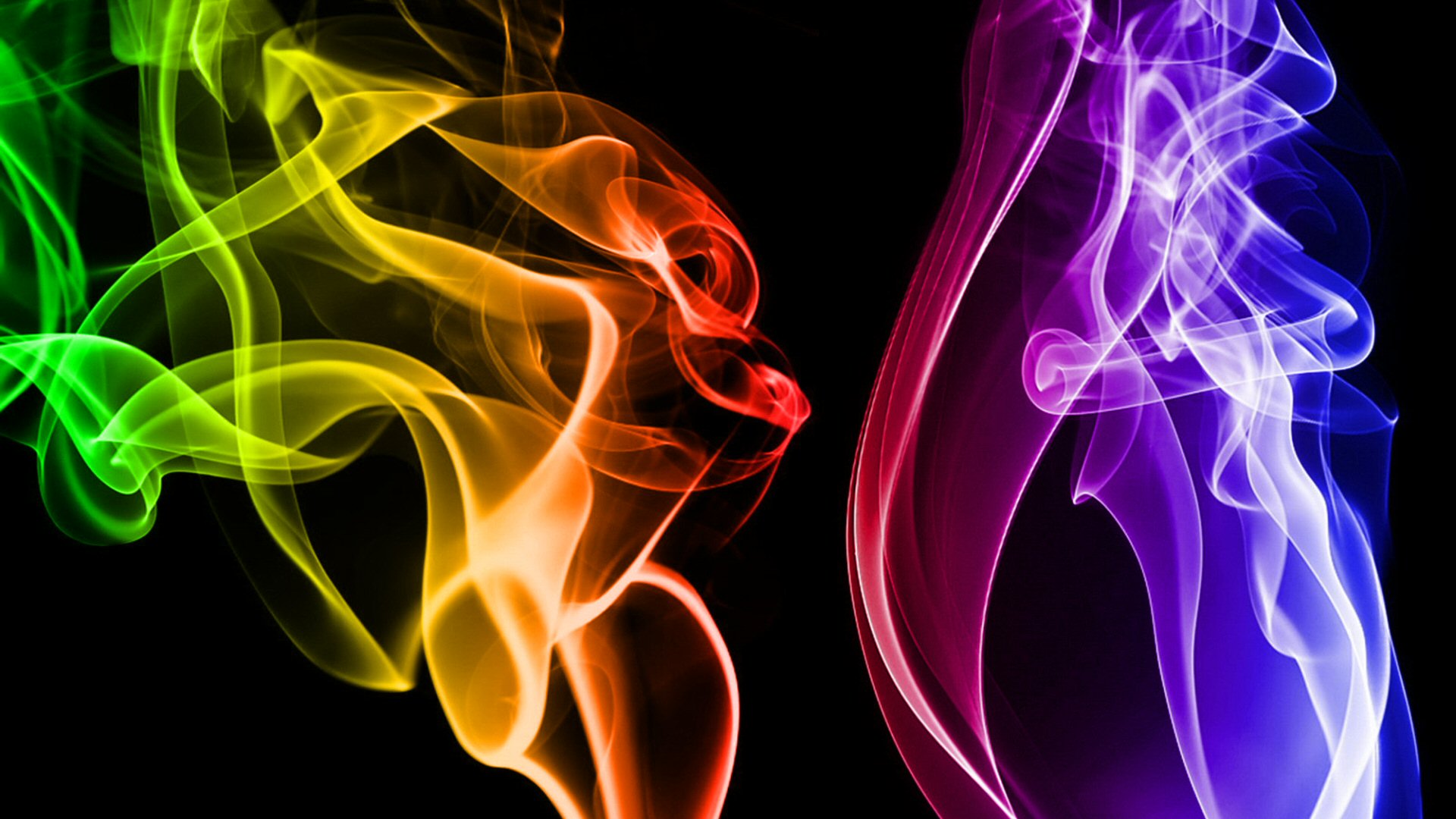 радужный цветной дым, текстура дыма, rainbow color smoke texture background, скачать фото
