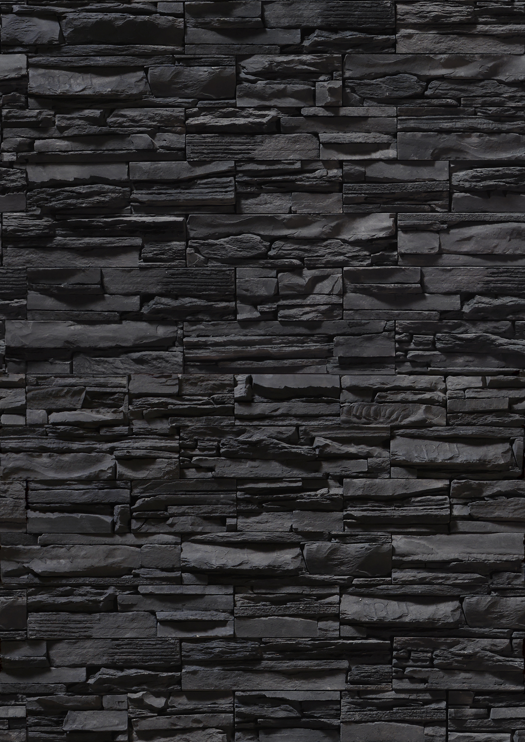 черная каменная стена, каменные блоки, кирпичи из камня, фон, текстура, скачать