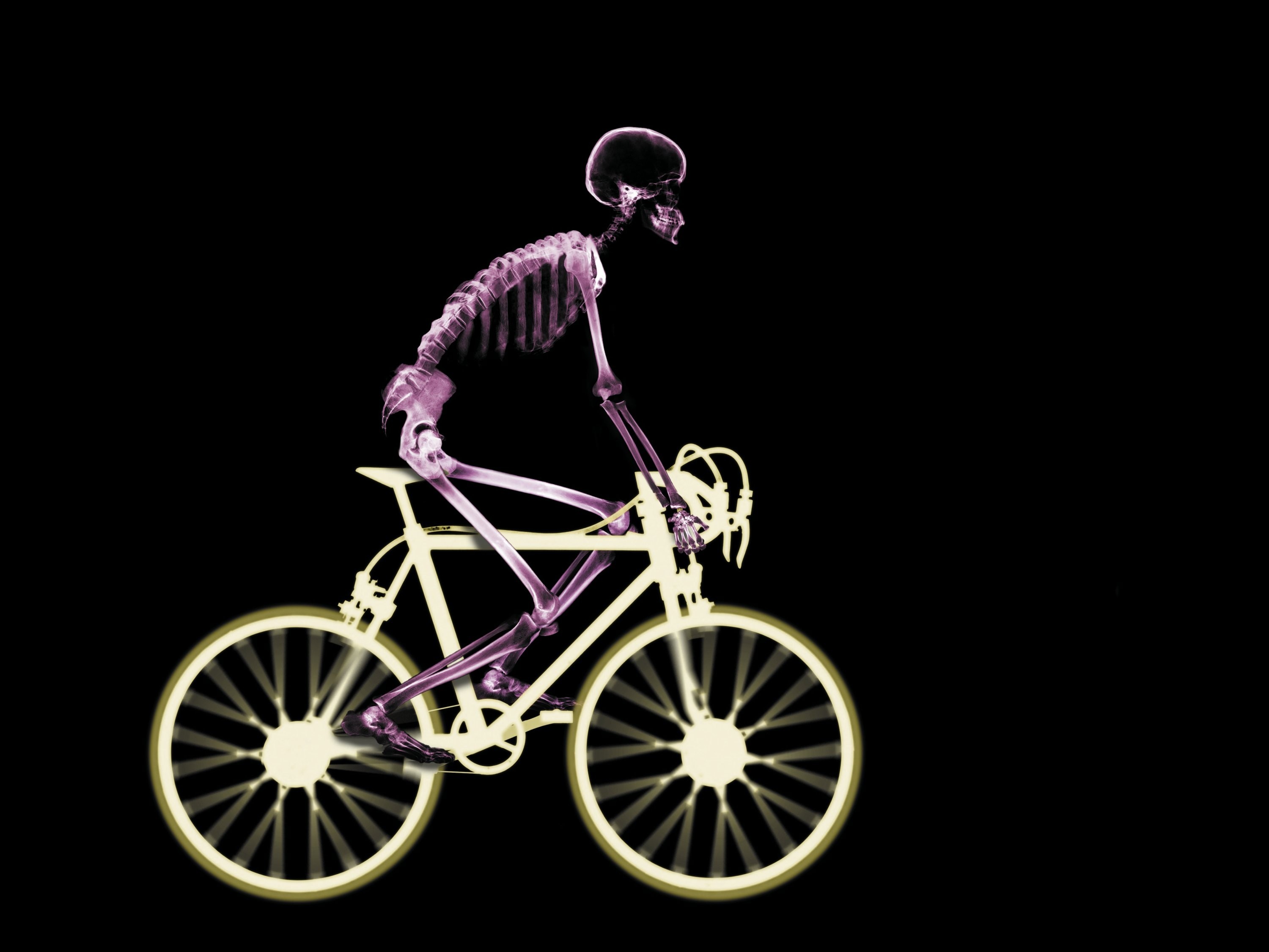 велосипедист рентген, текстура, фон, скачать фото, bike x-ray texture background