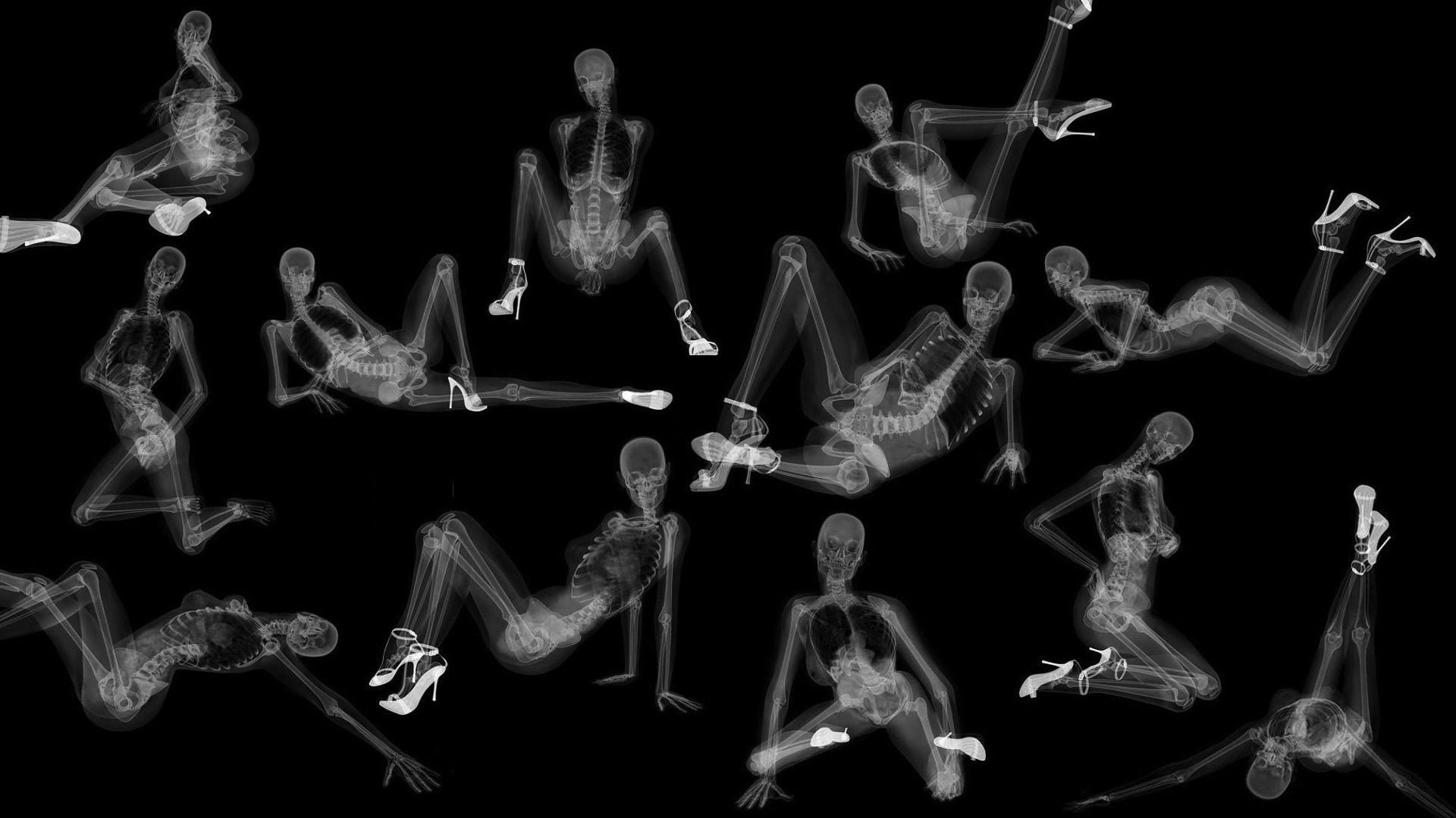 женщины рентген, текстура, фон, скачать фото, girls x-ray texture background