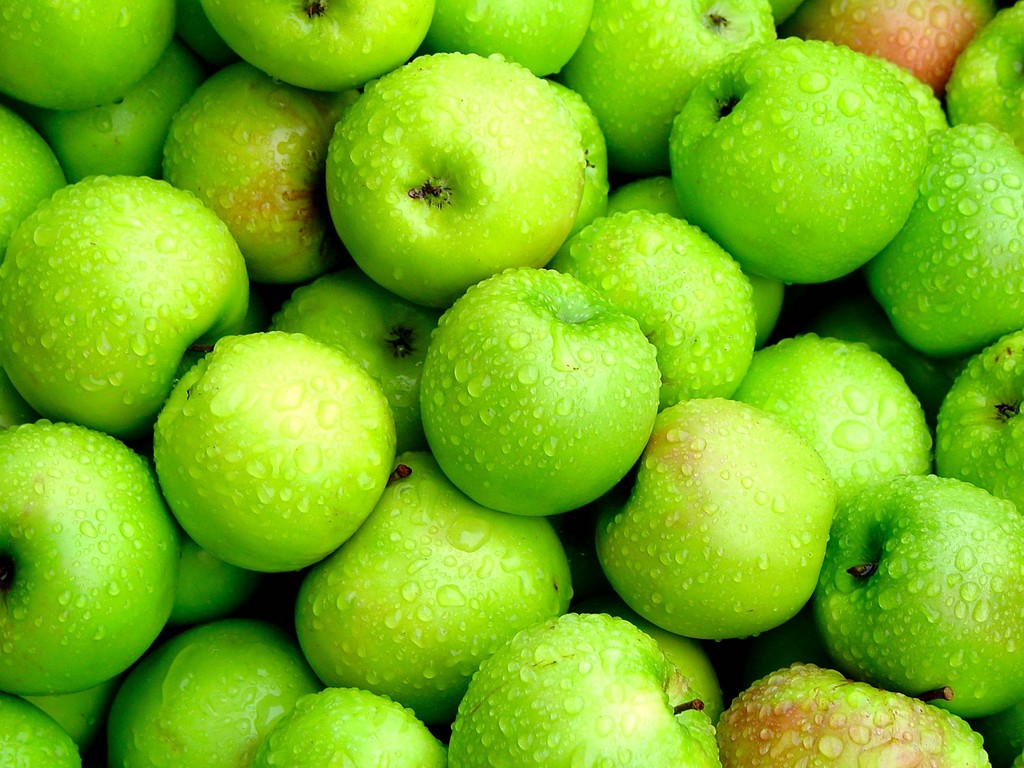 Apples texture background