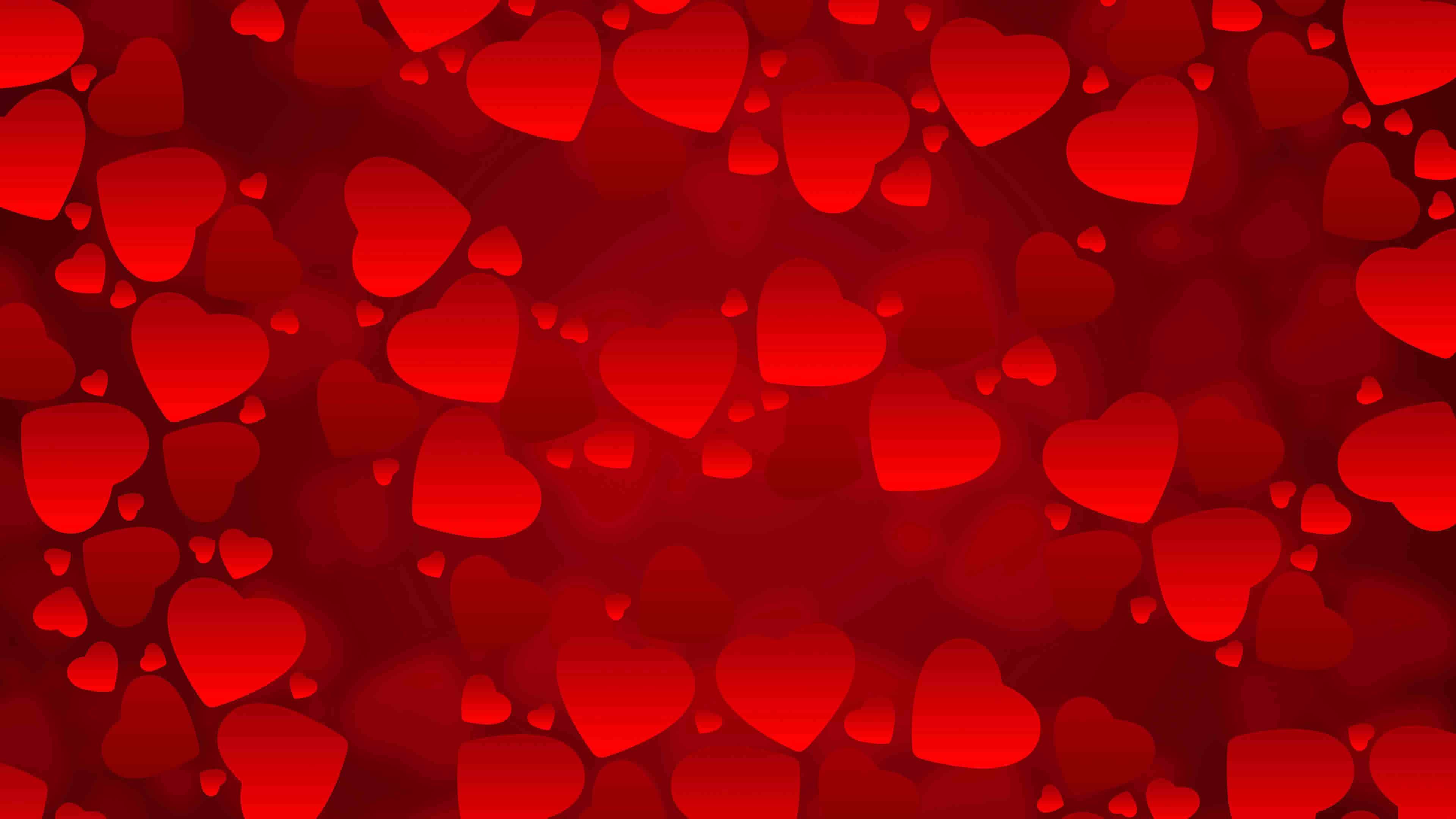 Hearts red texture image