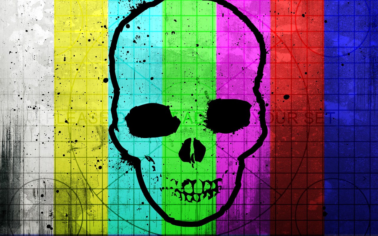 rainbow skull, background, texture, photo, rainbow skull texture background
